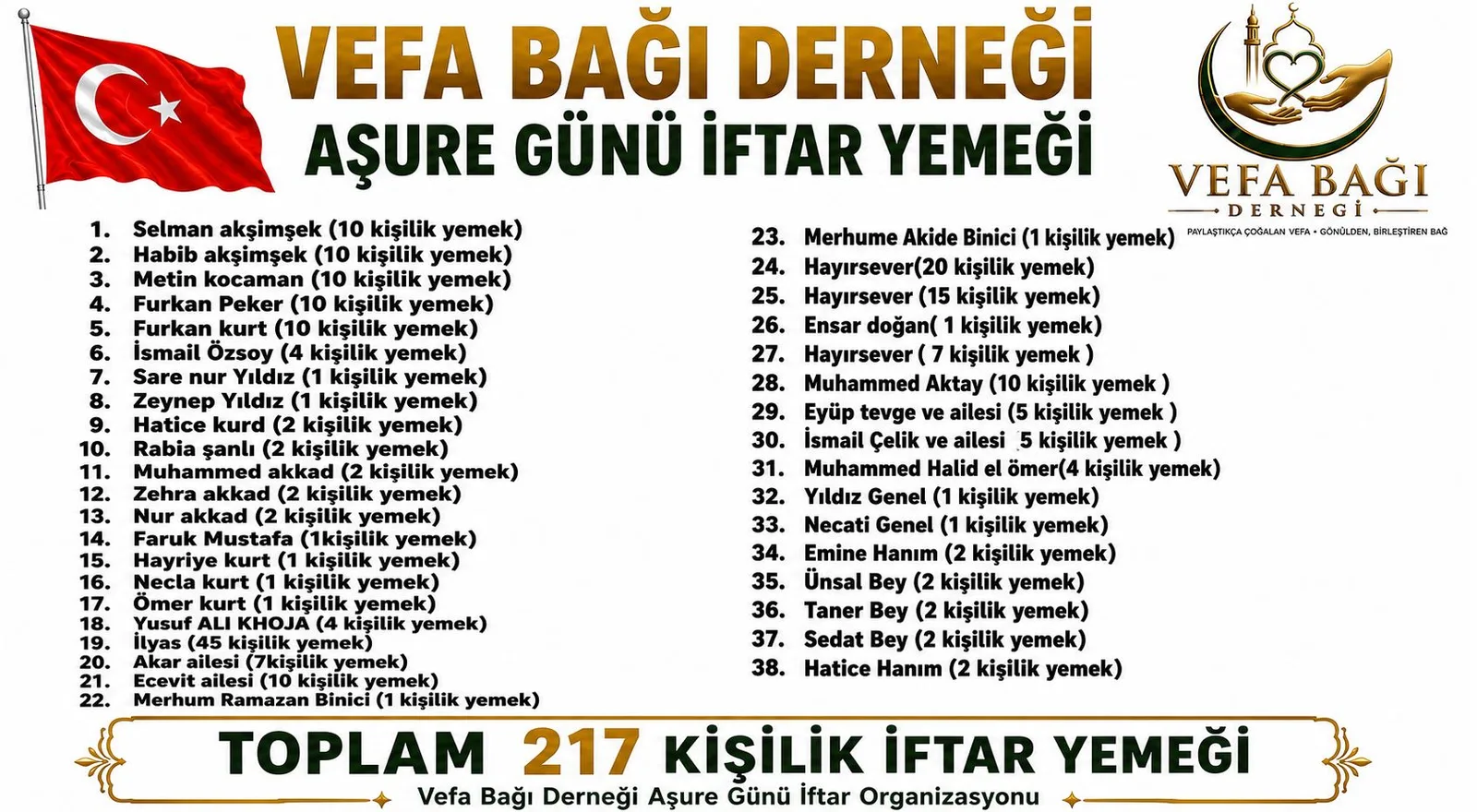 AFRİKA İFTAR YEMEĞİ